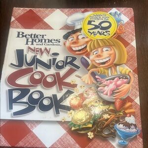 Better Homes and Gardens Junior Cook Book - Red and White